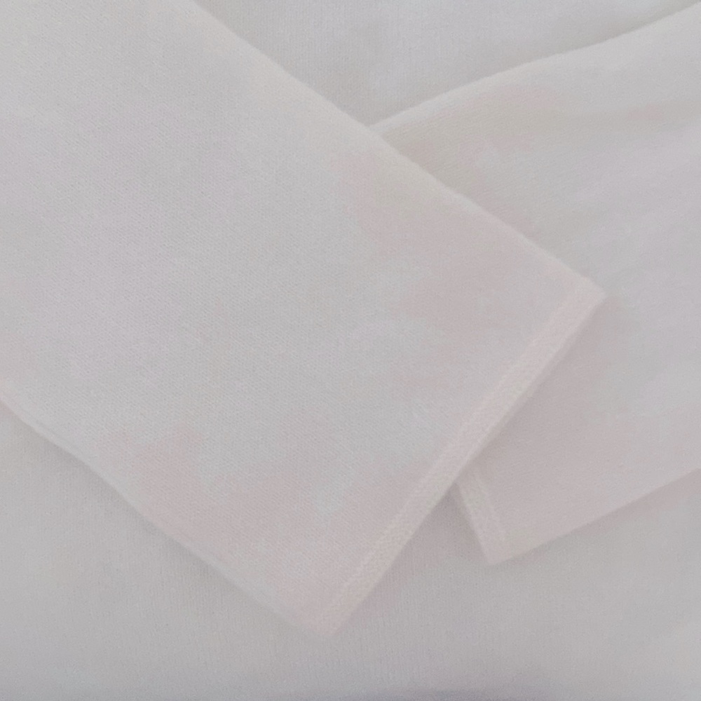 Neiman Marcus Ivory 100% Cashmere Sweater - Picture 5 of 5